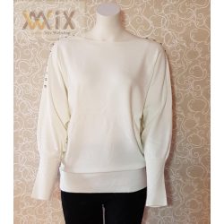 Denevér ujjas vállánál díszített