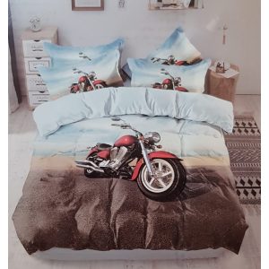 Piros Chopper Motoros - Ágynemű 3 részes