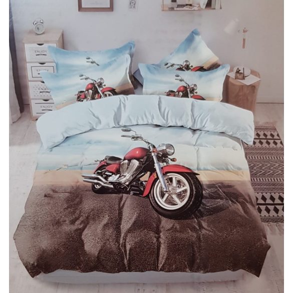 Piros Chopper Motoros - Ágynemű 3 részes