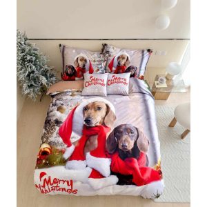 Karácsonyi dupla tacskó - Ágynemű 3 részes