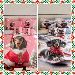 Dupla karácsonyi tacskó 2 darabos ajándékcsomag