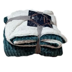 Ágytakaró pléd kék